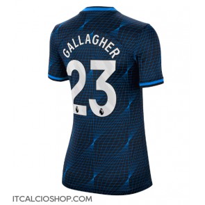 Chelsea Conor Gallagher #23 Seconda Maglia Femmina 2023-24 Manica Corta